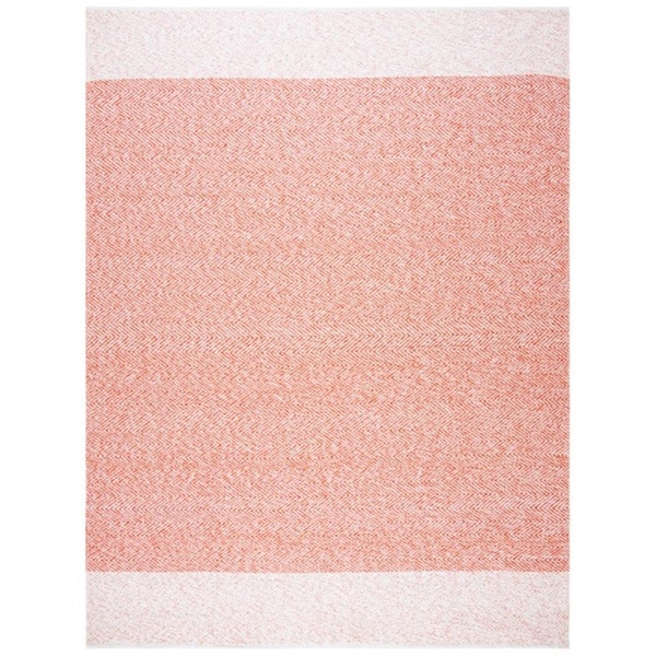 Safavieh 4 x 6 ft. Nantucket Rectangle Hand Loomed Area RugIvory & Rust NAN148P-4 - main